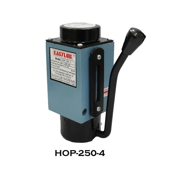 Lubrication Oil Pump HOP-250-4 Pompa Oli Manual - 250 ml. 4 cc 15 Bar