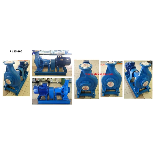 Solid Handling Centrifugal Pump P 125-400 Pompa Centrifugal - 6" x 5" - 1450 Rpm