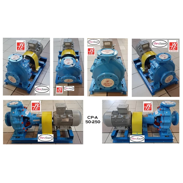 Centrifugal Pump Semi-Open Impeller CP-A 50-250 Pompa Sentrifugal - 3" x 2" - 1450 Rpm / 2960 Rpm