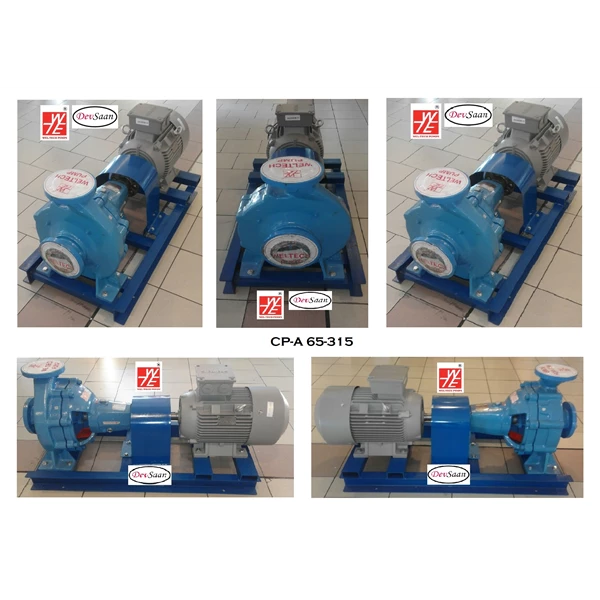 Centrifugal Pump Semi-Open Impeller CP-A 65-315 - 4" x 2.5" - 1450 Rpm / 2960 Rpm