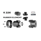 Cushion Pad Rubber Element K 226 Flex-C - Jaw Diameter 137 mm 1