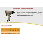 Air Impact Wrench 13 mm - PIW 13 - IMPA 59 01 01 - Air inlet 1/4