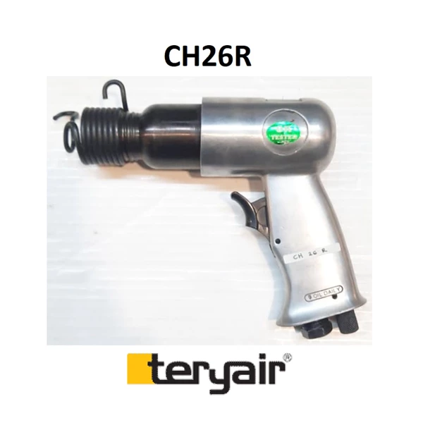 Air Chipping Hammer Round CH26R - 19 mm - IMPA 59 03 61 - Air inlet 3/8"